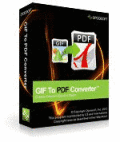 convert  gif formats to PDF documents.