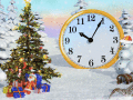 Screenshot of Sparkling Forest Clock ScreenSaver 1.1