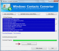 Screenshot of SoftLay Windows Contacts Converter 3.0