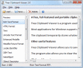 Screenshot of Free Clipboard Viewer 2.0