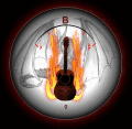 Screenshot of Fire Guitar Tuner 1.0