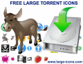 Screenshot of Free Large Torrent Icons 2011.1