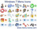 Windows 7 Menu Icons for any site or app