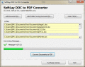 Screenshot of SoftLay Doc to PDF 1.0