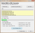 Screenshot of Birdie MSG to EML Converter 2.5