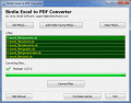 Screenshot of Birdie Excel to PDF Converter 2.6
