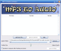 Screenshot of MP3 to Audio Converter 2.3