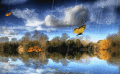 Screenshot of Butterfly Lake Screensaver 1.0