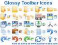 Screenshot of Glossy Toolbar Icons 2011.1