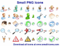 Small PNG icons and clipart for your website
