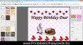 Screenshot of Printable Birthday Cards 8.2.0.1