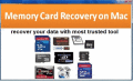 Screenshot of Memory Card Recovery on Mac 1.0.0.25