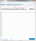 Screenshot of EML Convert to MBOX 4.04