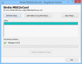 Screenshot of Bulk MSG export to vCard 4.7.7