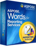 Screenshot of Aspose.Words for Reporting Services 3.9.0.0