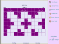Kakuro, a crossword puzzle with numbers.