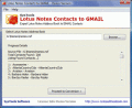 Screenshot of Import Lotus Notes Contacts to Gmail 3.2