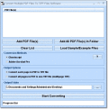 Screenshot of Convert Multiple PDF Files To TIFF Files Software 7.0
