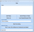 Screenshot of Convert Multiple Text Files To CSV Files Software 7.0