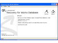Screenshot of Recovery for Works Database 2.0.0920