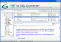 Screenshot of Convert PST to EML Tool 5.4
