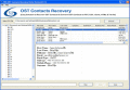 Screenshot of OST Contacts Recovery 1.1