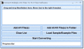 Screenshot of Convert Multiple AVI Files To FLV Files Software 7.0