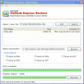 Screenshot of DBX Files Restore 3.1