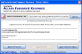 Screenshot of MDB Access Password Recovery Tool 5.2