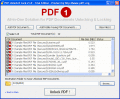 Screenshot of PDF Unlocker for Windows 7 2.0