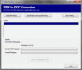 Screenshot of DBX to DOC Converter 3.5