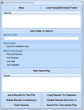 Screenshot of Save File Search Results Software 7.0
