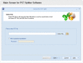 Screenshot of Split PST File Software 15.01