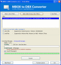 Screenshot of SoftLay MBOX to DBX Converter 3.6