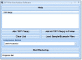 Screenshot of TIFF File Size Reduce Software 7.0