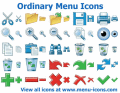 Ordinary menu icons for non-ordinary sites