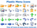 Plastic menu icons for any application