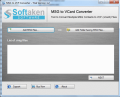 Screenshot of MSG to vCard Converter 1.0