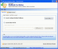 Screenshot of Microsoft Outlook 2003 to IBM Lotus Notes 7.0