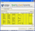 Screenshot of Migrate XLS Database to VCF File 1.3