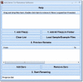 Screenshot of Add Zeros To Filenames Software 7.0