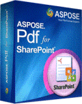 Screenshot of Aspose.Pdf for SharePoint 1.7.0.0