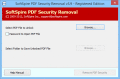 Screenshot of Remove PDF Protection 4.0