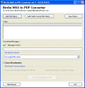 Screenshot of MSG to PDF Batch Converter 6.5