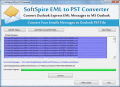 Screenshot of Converting EML files to Outlook 2007 5.5