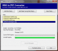 Screenshot of Outlook MSG to PST Converter 3.0