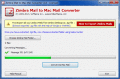 Screenshot of Zimbra Mail to Mac Mail Converter 1.1