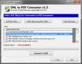 Screenshot of Convert EML Messages to PDF 3.6