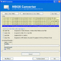 Screenshot of MBOX Converter to Outlook 6.5