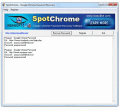 Screenshot of SpotChrome Password Recovery 1.1.7